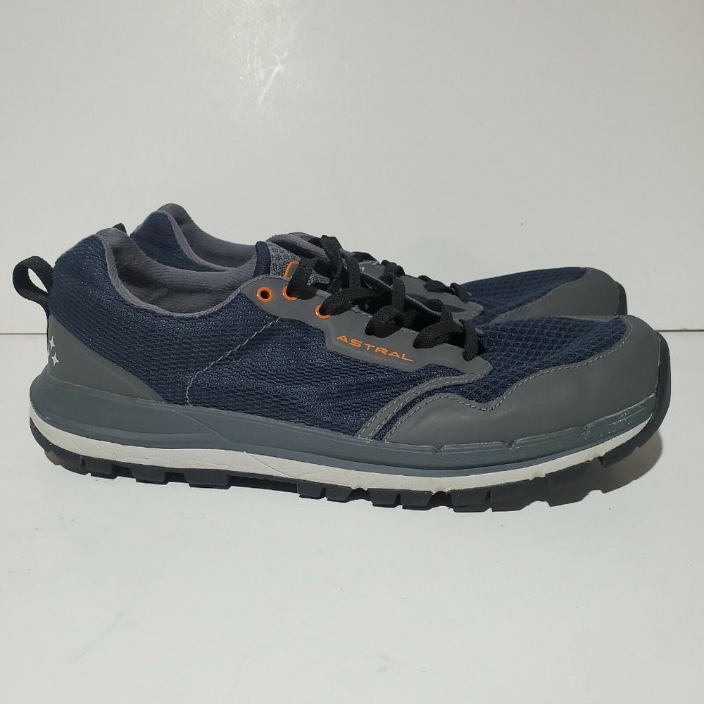 Astral Mens TR1 Blue Mesh Hiking Shoes Lace Up Low Top Size 9